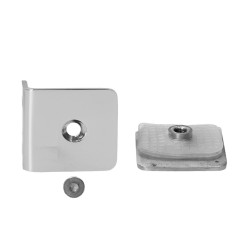 Svorka skla medzi stenu a sklo, sklo 8 - 10 mm, AISI 304 Svorka skla medzi stenu a sklo, sklo 8 - 10 mm, AISI 304